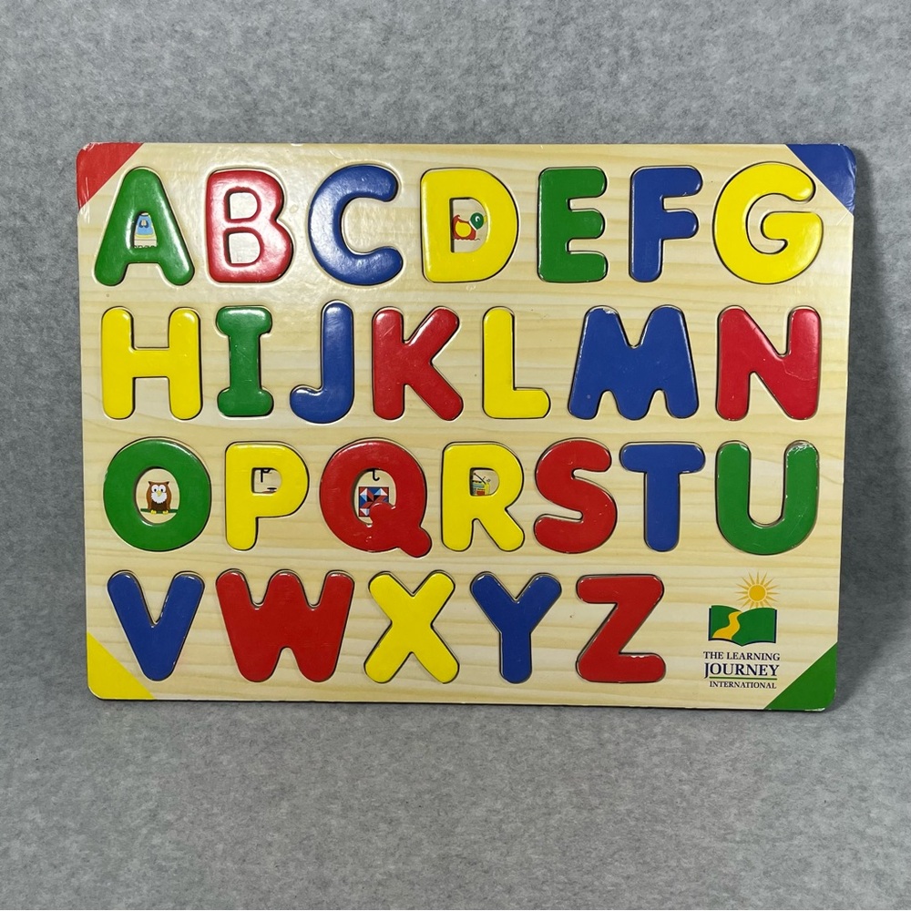The Learning Journey Lift & Learn Puzzle 123 Shapes ABC Educational Preschool